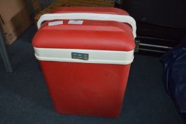 Cool Box Containing Assorted Pottery Items