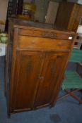 Edwardian Oak Cupboard