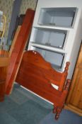 Stained Pine King Size Bed Frame