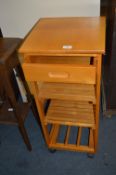 Pine Kitchen Trolley