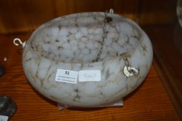 1930's Glass Light Fitting