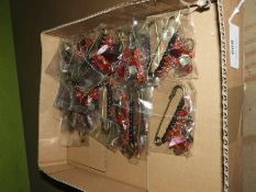 Box of 20 Decorative Brooches