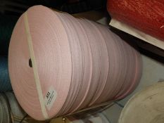 Ten Rolls of Pink Webbing
