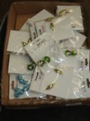 Box Containing 20 Packs of Buttons