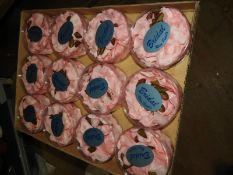 Twelve Packs of Bridal Rose Petal Confetti