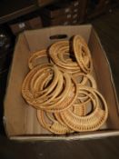 Box of 20 Black Fascinators