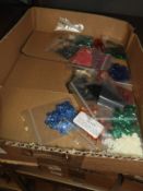 Box Containing 20 Packs of Mixed Sequins