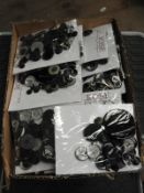 Box Containing 20 Packs of Buttons