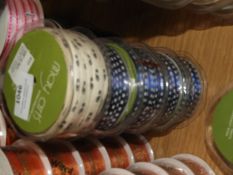 Five Rolls of May Art Decorative Ribbon (5/8 by 30