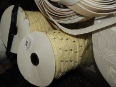 Two Rolls of Cream Hook & Eye Fastenings