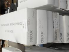 Sixteen Boxes of Polyester Sewing Threads (Various