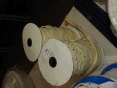 Two Rolls of Hook & Eye Fastening