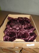 Box Containing 20 Velvet Rose Brooches