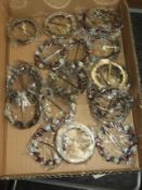Box Containing 20 Bead Buckles