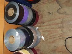 Ten Rolls of Perforated Sequin Ribbon