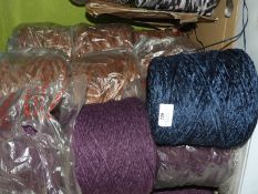 Ten Rolls of Assorted Machine Knitting Wool (Vario