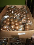 Box Containing 20 Packs of Wooden Beads
