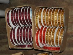 Thirty Six Rolls of Ribbon (Various Colours)