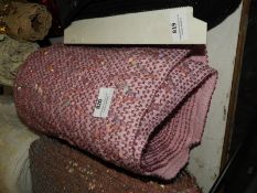 Roll of Pink Sequin Fabric