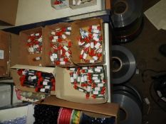 Five Boxes Containing 20 Packs of Metallic and Oth