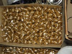 Box of Brass Effect Coil Buttons