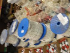 Seven Rolls of Hook & Eye Ribbon