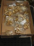Box Containing 20 Packs of Gold Stars
