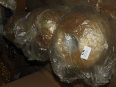 Three Cones of Brown Fur Knitting Wool