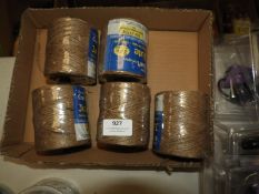 Five Rolls of Natural Jute String