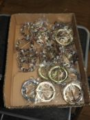 Box Containing 20 Bead Brooches