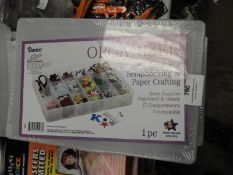 Twenty Four Plastic Organiser Trays