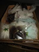 Box Containing 20 Floral Hair Fascinators