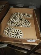 Pack of 20 Decorative Beaded Panels