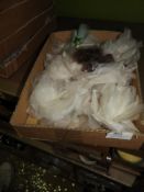 Box Containing 20 Floral Hair Fascinators