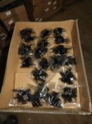 Box of 20 Black Fascinators