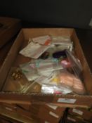 Box Containing 20 Mixed Packs of Sequins etc.