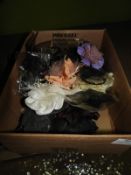 Box of Floral Hair Fascinators