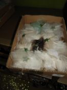 Box Containing 20 Floral Hair Fascinators