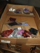 Box Containing 20 Packs of Mixed Sequins