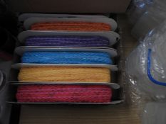 Five Rolls of Decorative Ribbon
