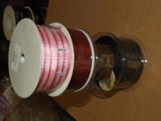 Four Rolls of Decorative Ribbon