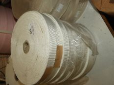 Ten Rolls of White Webbing