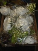 Box Containing 20 Floral Fascinators
