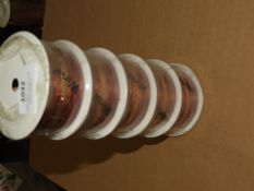 Five Rolls of 40mm Decorative Ribbon