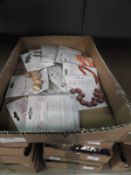 Box Containing 20 Packs of Mixed Sequins and Beads