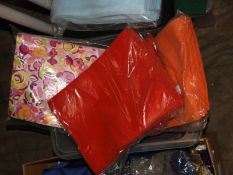 Box of Assorted Fabric and Felt Squares (Various C