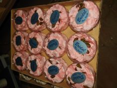 Twelve Packs of Bridal Rose Petal Confetti