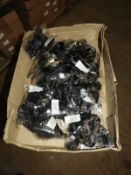 Box of 20 Black Fascinators