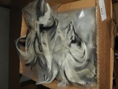 Box of 20 Feather Floral Decorative Brooches