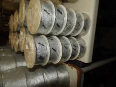 Ten Rolls of Silver Ribbon